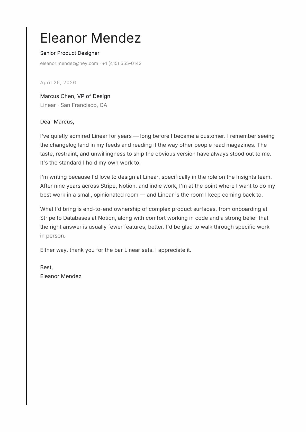 Origami Letter template preview