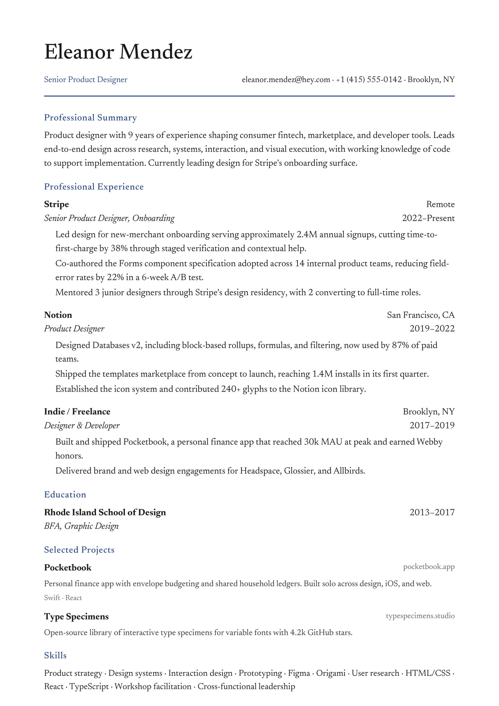 Ledger template preview