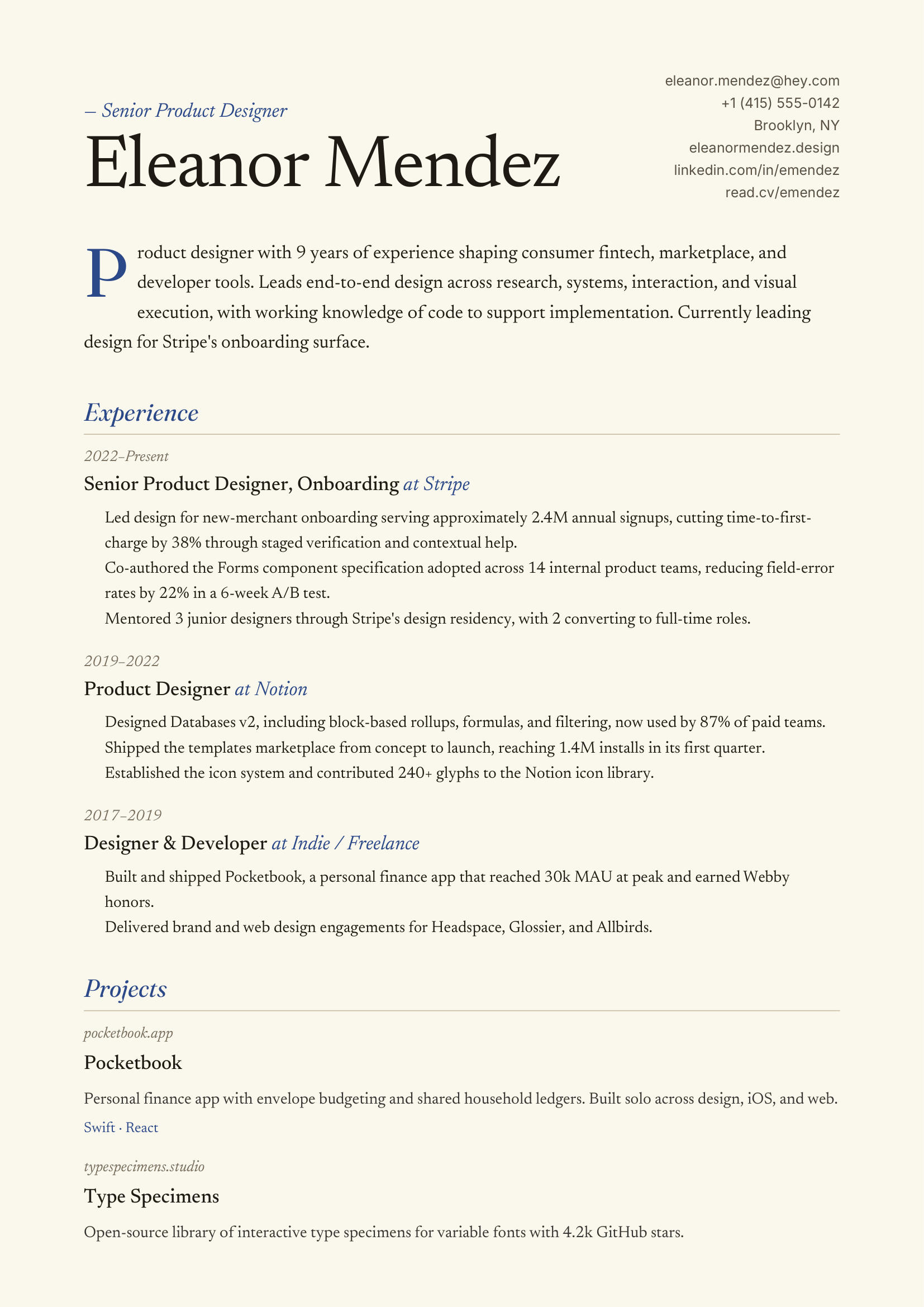 Quill template preview